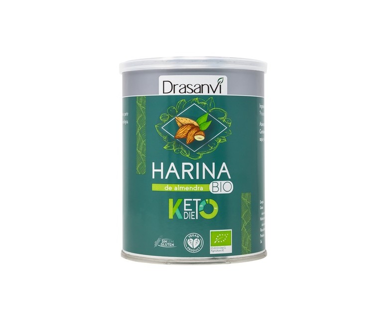 Harina almendras bio keto 375 g de polvo Drasanvi