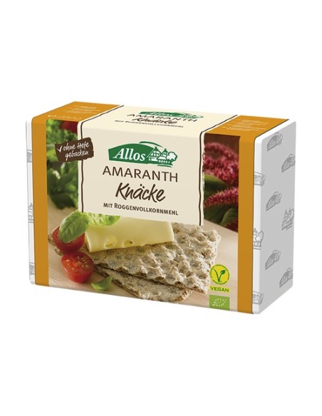 Pan Crujiente Amaranto Bio 250 g Allos