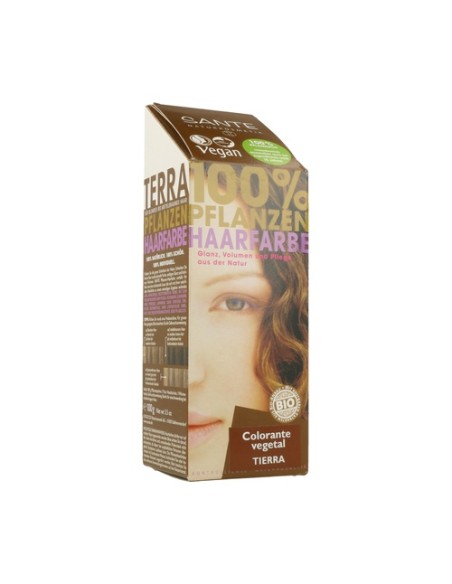 Tinte vegetal en polvo Tierra 100 g de polvo (Castaño) Sante