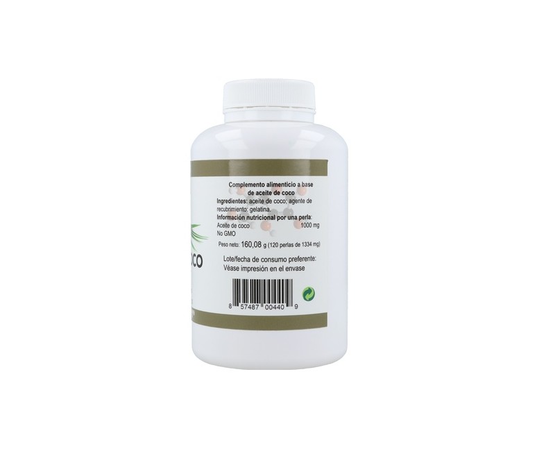 Aceite de Coco 1000 mg 120 perlas Ortocel Nutri Therapy