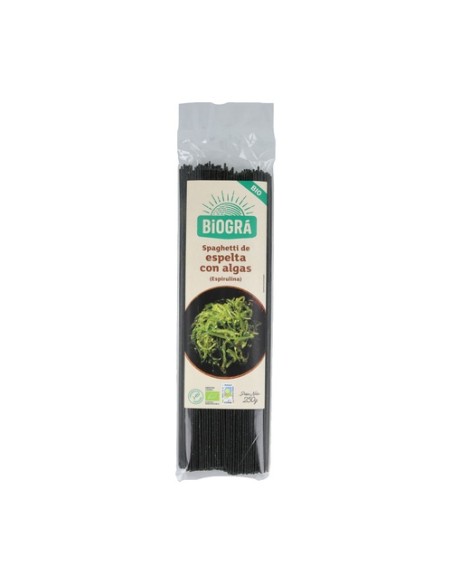 Spagueti Espelta con Algas 250 g Biográ