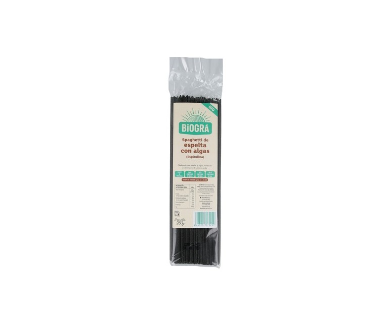 Spagueti Espelta con Algas 250 g Biográ