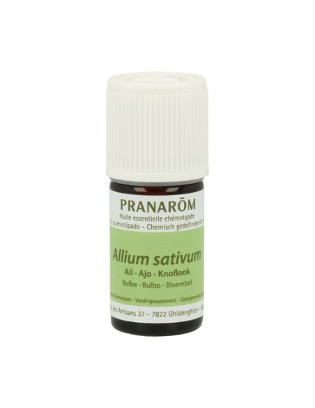 Aceite esencial de ajo 5 ml de aceite esencial Pranarom