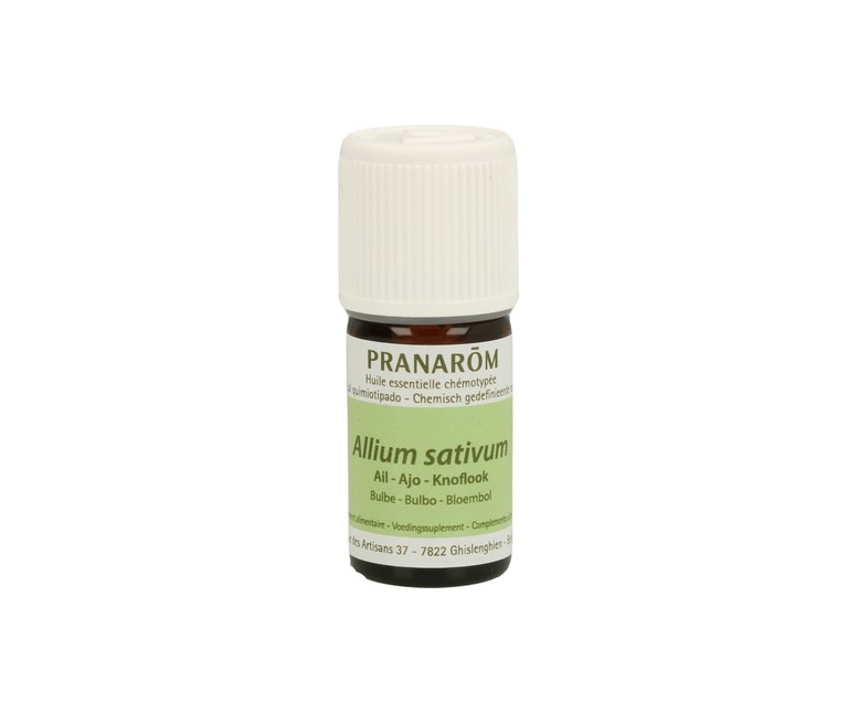 Aceite esencial de ajo 5 ml de aceite esencial Pranarom