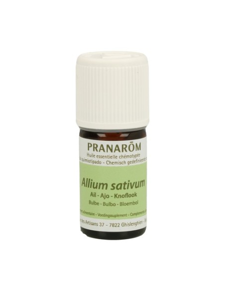 Aceite esencial de ajo 5 ml de aceite esencial Pranarom