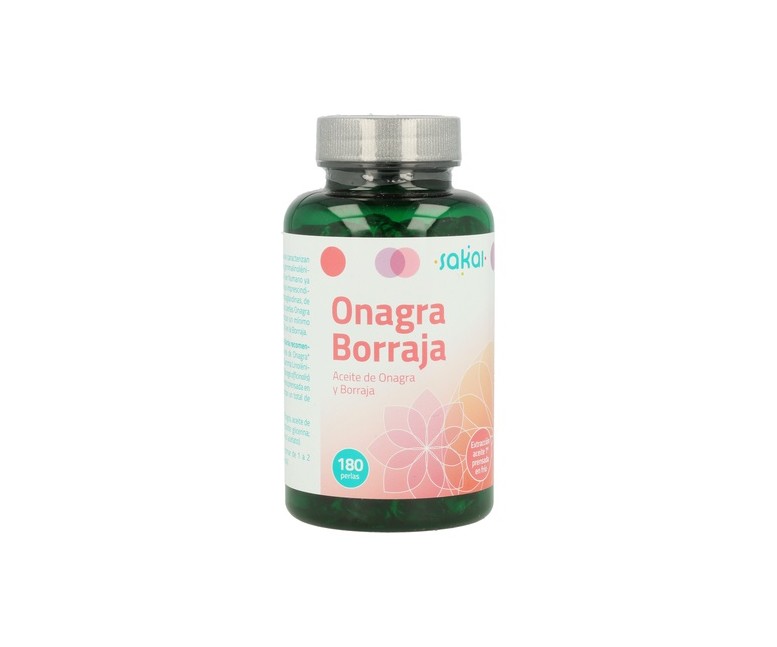 Aceite de Onagra y Borraja 180 perlas Sakai
