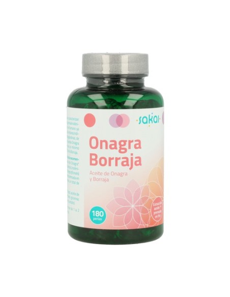 Aceite de Onagra y Borraja 180 perlas Sakai