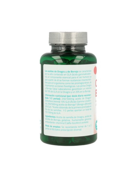 Aceite de Onagra y Borraja 180 perlas Sakai