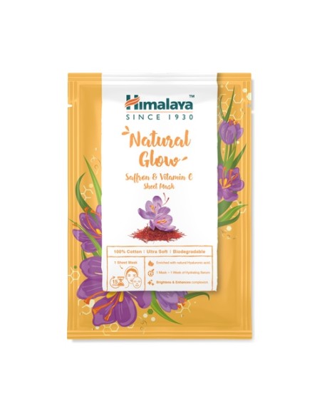 Mascarilla brillo natural azafrán & vitamina C 30 ml Himalaya Herbals