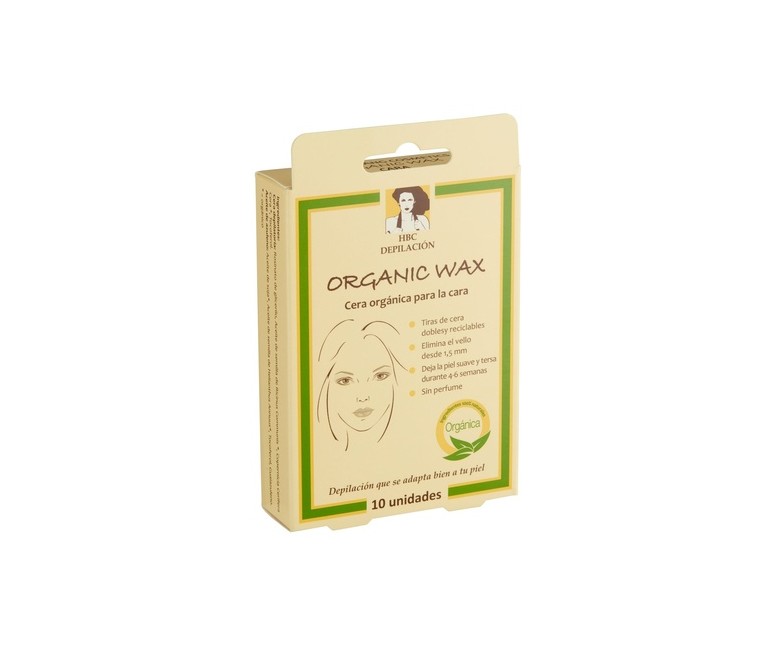Cera orgánica para la cara 10 unidades HBC Organic Wax