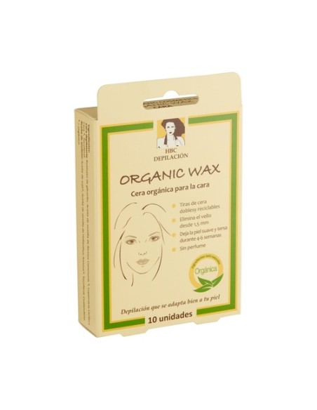Cera orgánica para la cara 10 unidades HBC Organic Wax