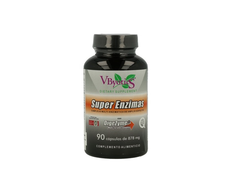 Superenzimas Con Digeszyme 90 cápsulas Vbyotics