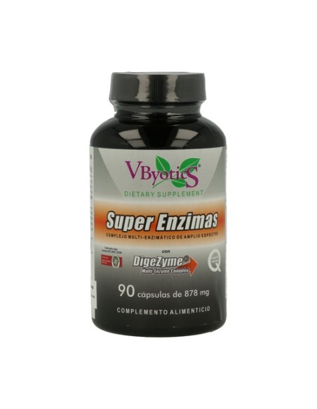 Superenzimas Con Digeszyme 90 cápsulas Vbyotics