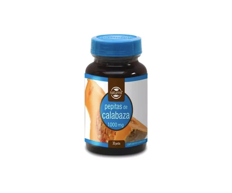 Calabaza 30 perlas de 1000mg (1000mg) Naturmil