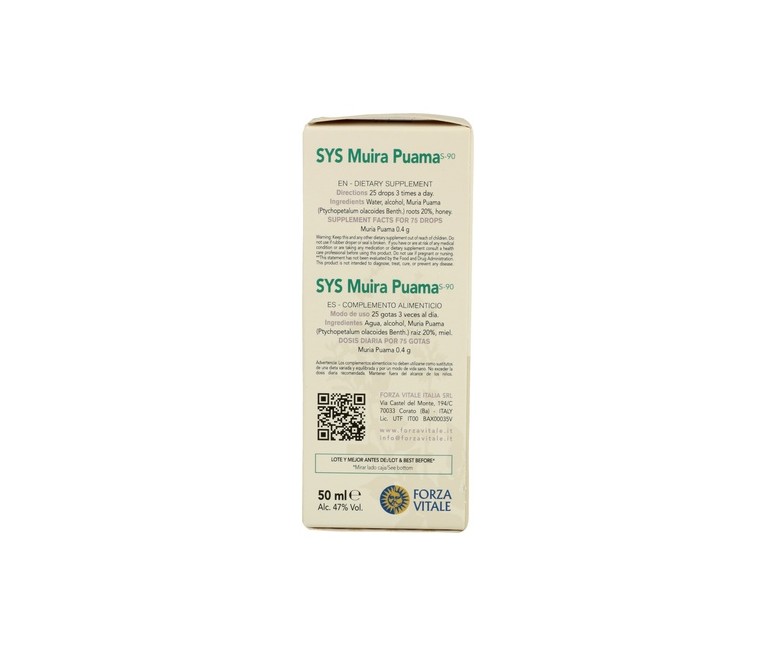 SYS Muira Puama 50 ml Forza Vitale