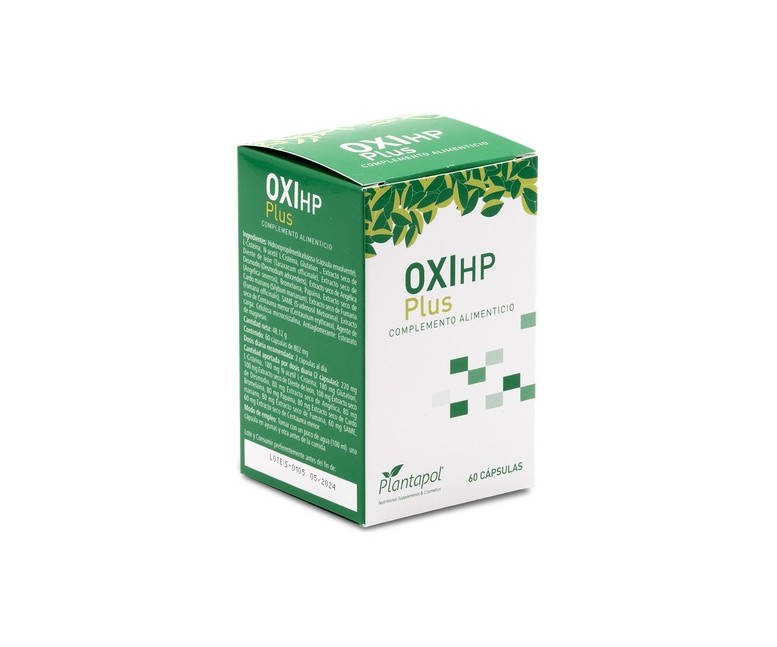 Oxi HP plus 60 cápsulas de 500mg Plantapol