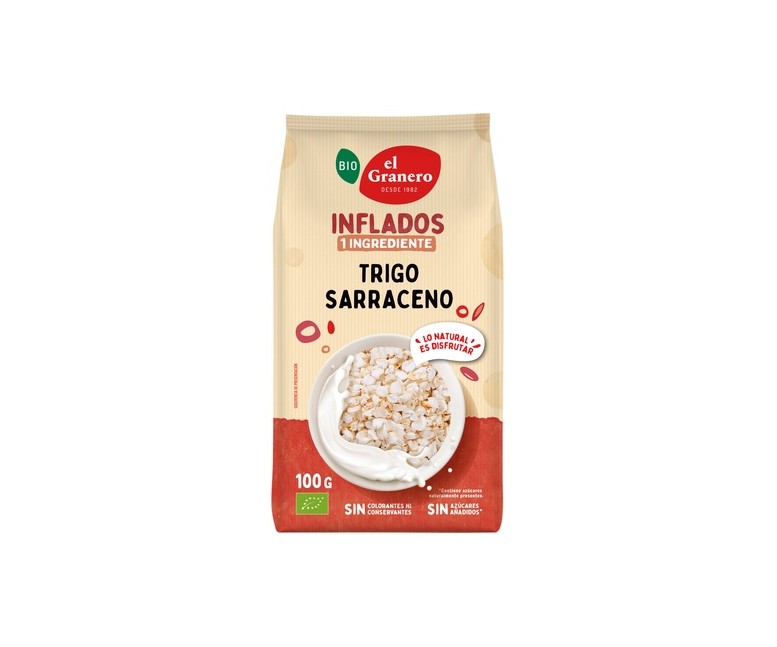 Trigo sarraceno hinchado 100 g El Granero Integral