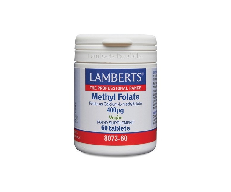 Methyl Folate 400 µg 60 comprimidos de 400μg Lamberts