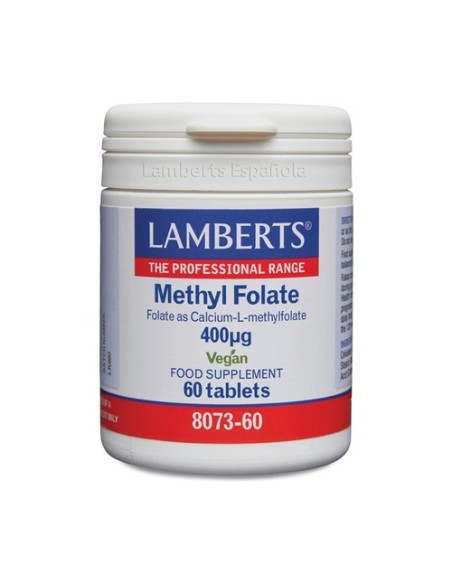 Methyl Folate 400 µg 60 comprimidos de 400μg Lamberts