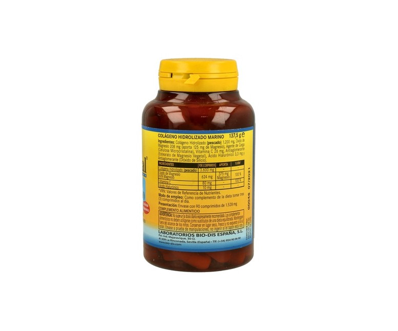 Colágeno Marino Hidrolizado y Magnesio 90 comprimidos de 1200mg Nature Essential