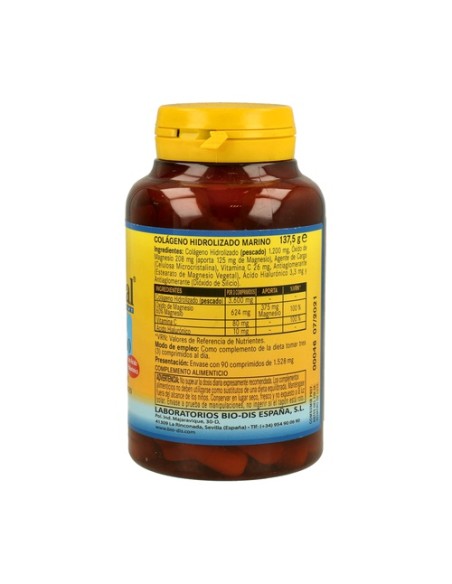 Colágeno Marino Hidrolizado y Magnesio 90 comprimidos de 1200mg Nature Essential