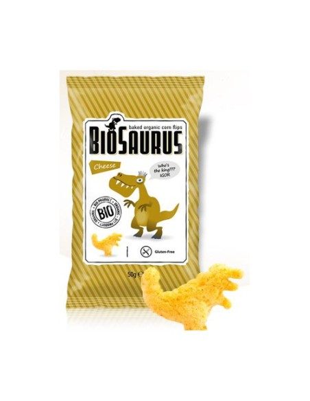 Snack de maíz queso 1 unidad de 50g (Queso) Biosaurus