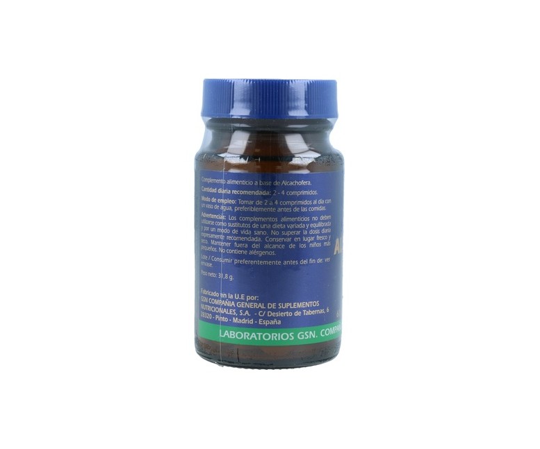 Alcachofera 60 comprimidos de 530mg Gsn