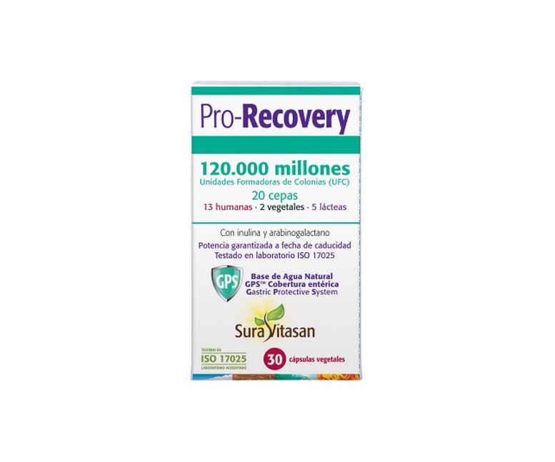 Pro-Recovery 30 cápsulas vegetales Sura Vitasan