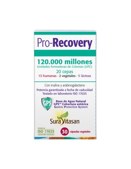 Pro-Recovery 30 cápsulas vegetales Sura Vitasan