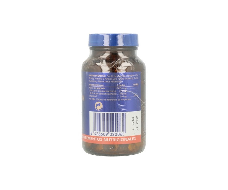 Aceite Salmón Omega 3 180 perlas de 500mg GSN
