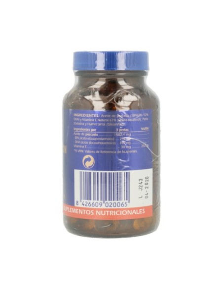 Aceite Salmón Omega 3 180 perlas de 500mg GSN