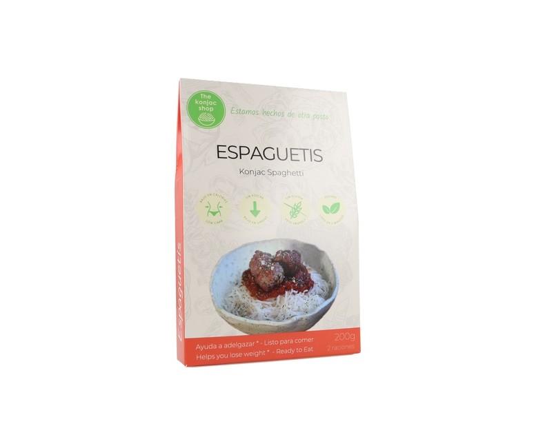 Espaguetis de konjac 200 g The Konjac Shop
