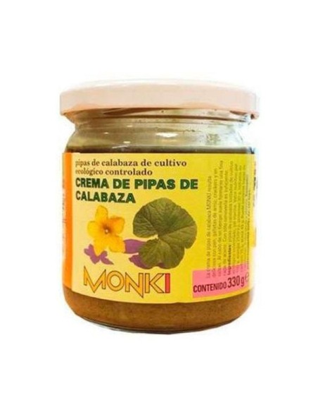Crema de pipas de calabaza monki Bio 330 g Monki