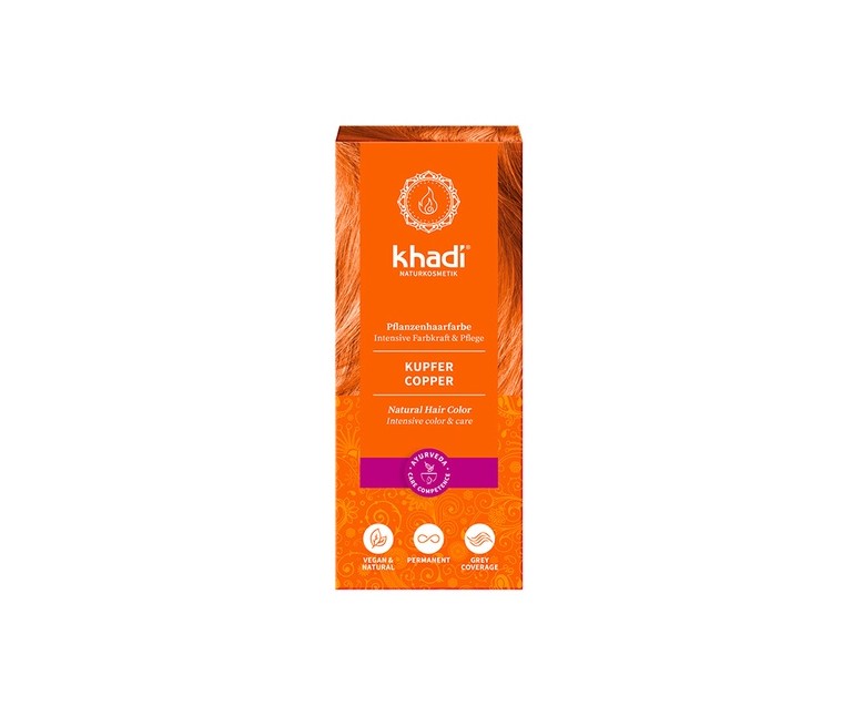 Tinte Vegetal Color Cobre 100 g Khadi