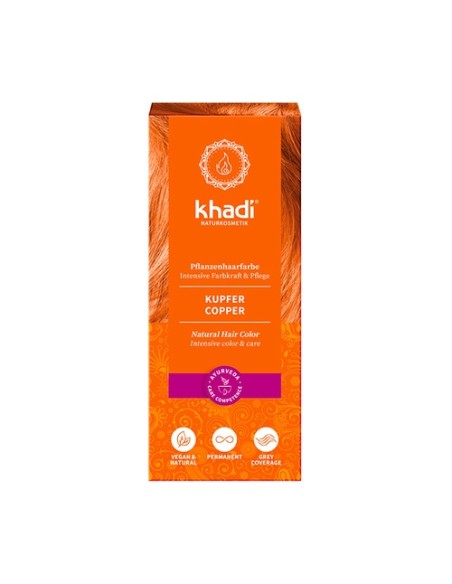Tinte Vegetal Color Cobre 100 g Khadi