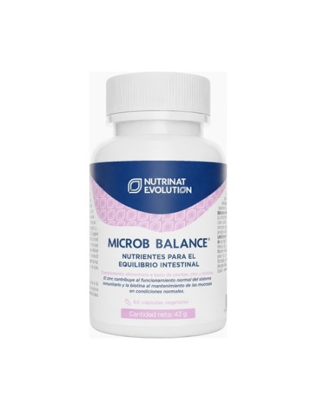 Microb Balance transito intestinal 60 cápsulas vegetales Nutrinat Evolution