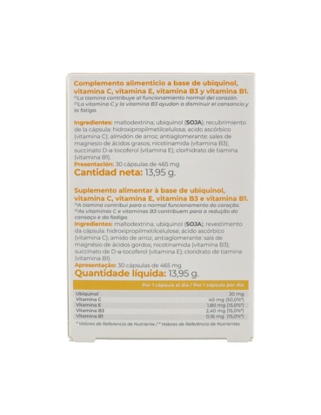 Ubiquinol Complex 30 cápsulas Inovance