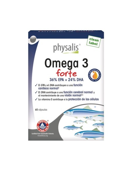 Omega 3 Forte Epa+Dha 60 cápsulas Physalis