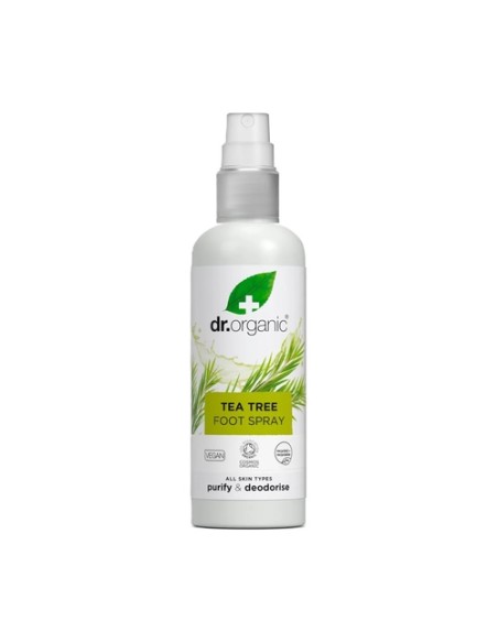 Spray desodorante pies Árbol de Té 100 ml Dr. Organic