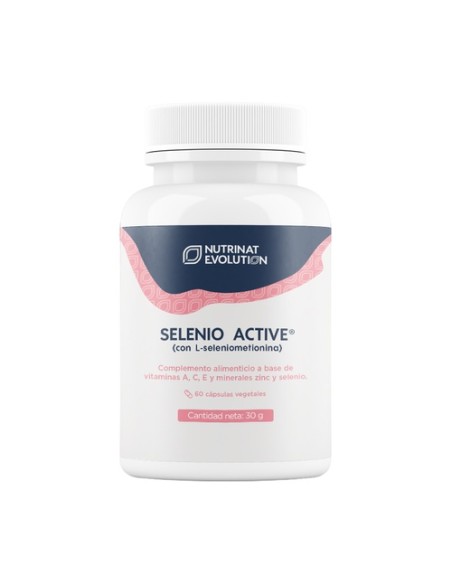 Selenio active vitaminas y minerales 60 cápsulas vegetales Nutrinat Evolution