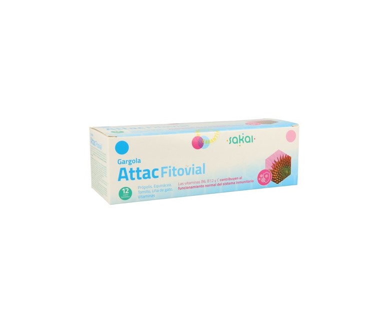 Gargola Fitovial Attac 12 viales Sakai
