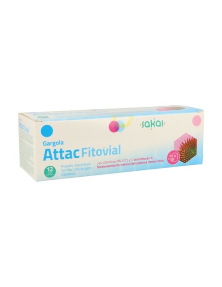 Gargola Fitovial Attac 12 viales Sakai