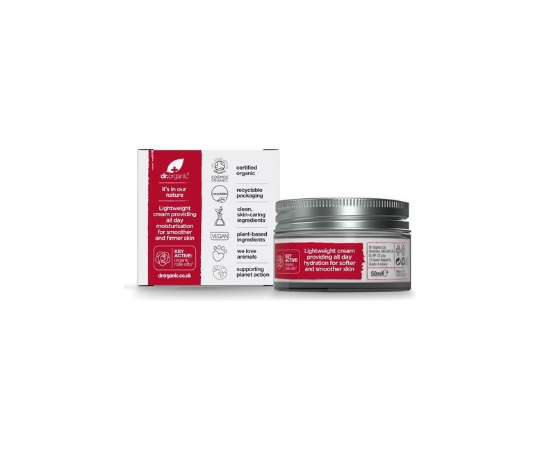 Crema de día Rosa Damascena - piel madura 50 ml de crema Dr. Organic