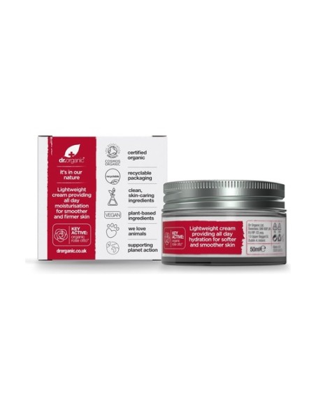 Crema de día Rosa Damascena - piel madura 50 ml de crema Dr. Organic