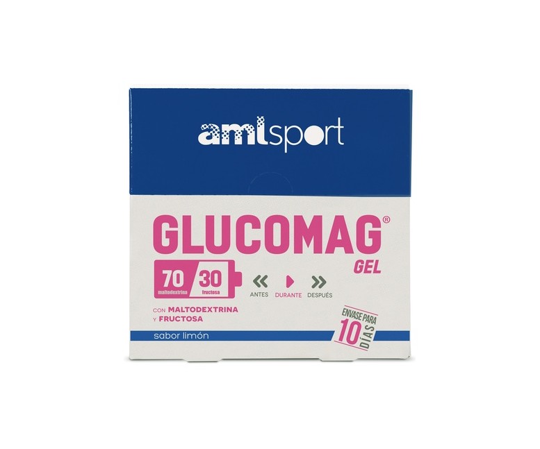 Glucomag 70/30 gel limón 10 sobres de 30ml (Limón) Ana Maria Lajusticia