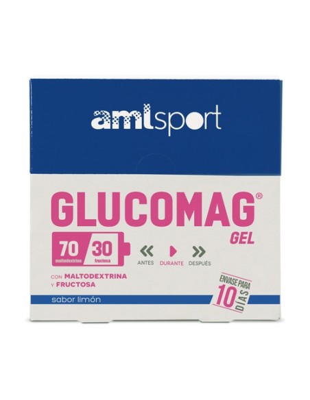 Glucomag 70/30 gel limón 10 sobres de 30ml (Limón) Ana Maria Lajusticia