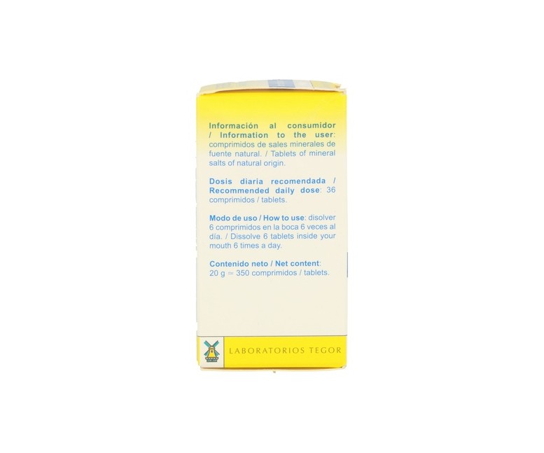 Ferrum Phos D6 Sales 3 350 comprimidos de 20g Tegor