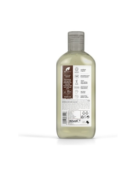 Champú de Aceite Virgen de Coco - Cabello grueso o rizado 265 ml de gel Dr. Organic