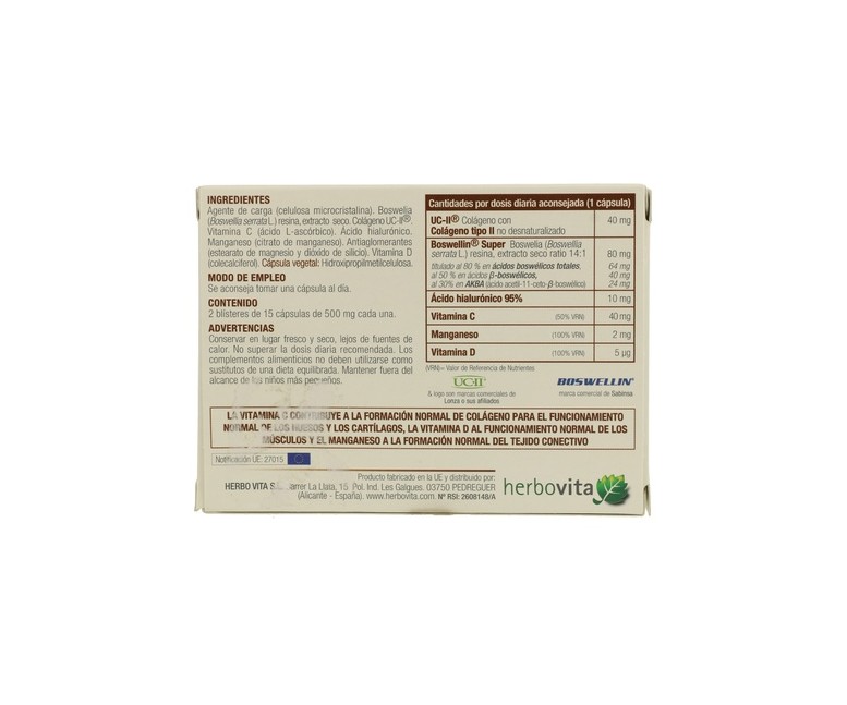 Kinesadol 30 cápsulas Herbovita