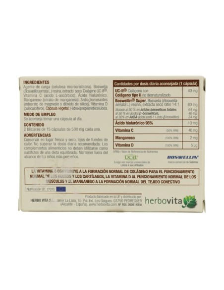 Kinesadol 30 cápsulas Herbovita